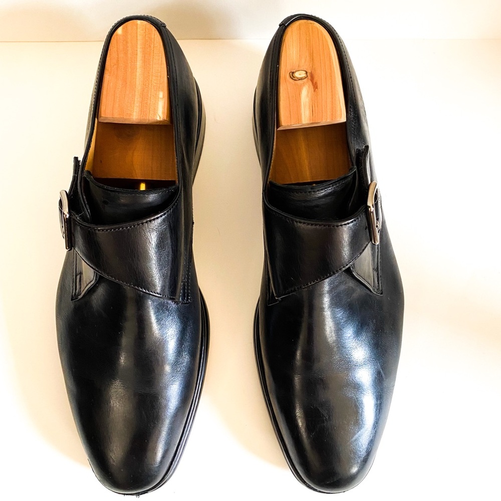 BALLY Nelzon leather monk shoes